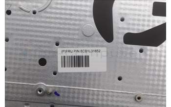 Lenovo 5CB1L31852 C-Abdeckung mit Tastatur, Schweiz, sturmgrau, Fingerabdruck