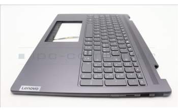 Lenovo 5CB1L31872 C-Abdeckung mit Tastatur, Italienisch, Sturmgrau, Ohne_Fingerabdruckscanner