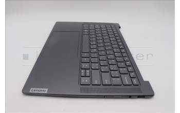 Lenovo 5CB1L39368 C-Cover with keyboard, Arabic, Storm Grey, Puresight Logo, US