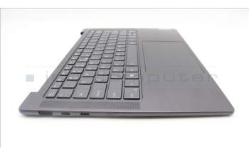 Lenovo 5CB1L39393 C-Abdeckung mit Tastatur, Englisch (US, Euro), sturmgrau, Puresight-Logo