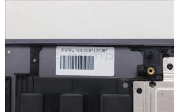 Lenovo 5CB1L39397 C-Abdeckung mit Tastatur, Französisch, sturmgrau