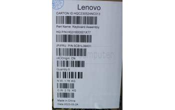 Lenovo 5CB1L39431 C-Abdeckung mit Tastatur, Italienisch, sturmgrau