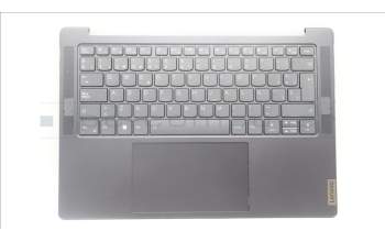Lenovo 5CB1L39463 C-Abdeckung mit Tastatur, Spanisch, sturmgrau, ohne Puresight-Logo