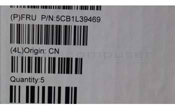 Lenovo 5CB1L39469 C-Abdeckung mit Tastatur, Schweiz, sturmgrau