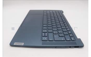 Lenovo 5CB1L40703 C-Abdeckung mit Tastatur, Schweiz, Aquamarinblau, ohne Puresight-Logo