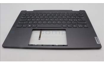 Lenovo 5CB1L40801 C-Abdeckung mit Tastatur, Italienisch, Sturmgrau, Ohne_Fingerabdruckscanner