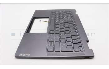 Lenovo 5CB1L40831 C-Abdeckung mit Tastatur, Slowenisch, Sturmgrau, Ohne_Fingerabdruckscanner