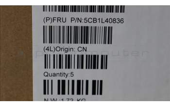 Lenovo 5CB1L40836 Tastatur inkl. Topcase ASM_TUR H 82YL NFP STGY