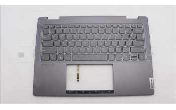 Lenovo 5CB1L40838 C-Abdeckung mit Tastatur, Englisch (US, Euro), Sturmgrau, Ohne_Fingerabdruckscanner