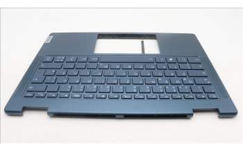 Lenovo 5CB1L40858 C-Abdeckung mit Tastatur, Deutsch, Aquamarinblau, Ohne_Fingerabdruckscanner