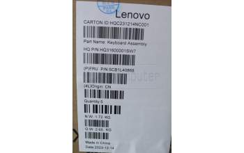 Lenovo 5CB1L40868 Tastatur inkl. Topcase ASM_TUR H 82YL NFP TT