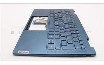 Lenovo 5CB1L40873 C-Abdeckung mit Tastatur, Bulgarisch, aquamarinblau, Ohne Fingerabdruck, GB