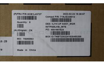 Lenovo 5CB1L43727 Tastatur inkl. TopcaseASM_EURO ENG C21JG MG BL