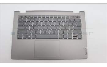Lenovo 5CB1L43755 C-Abdeckung mit Tastatur, Ukraine, Mineralgrau, Hintergrundbeleuchtung