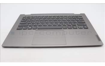 Lenovo 5CB1L43755 C-Abdeckung mit Tastatur, Ukraine, Mineralgrau, Hintergrundbeleuchtung