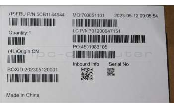 Lenovo 5CB1L44944 Externe Tastatur, Englisch, mit Stifthalter