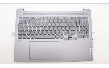 Lenovo 5CB1L44960 C-Cover with keyboard,US English Euro,Arctic Grey