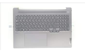 Lenovo 5CB1L44966 C-Abdeckung mit Tastatur, Hebräisch, Arktisgrau