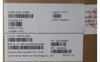 Lenovo 5CB1L44968 C-Abdeckung mit Tastatur, Ungarisch, arktisgrau