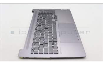 Lenovo 5CB1L44985 C-Cover with keyboard, USA English, Arctic Grey, US