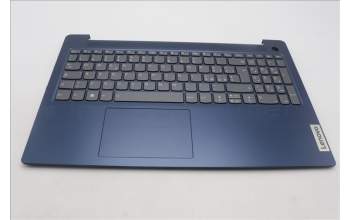Lenovo 5CB1L45578 C-Abdeckung mit Tastatur, Italienisch, tiefblau, Hintergrundbeleuchtung, Fingerabdruckleser