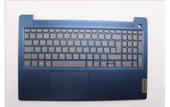 Lenovo 5CB1L45587 C-Abdeckung mit Tastatur, Schweiz, tiefblau, Hintergrundbeleuchtung, Fingerabdruckleser