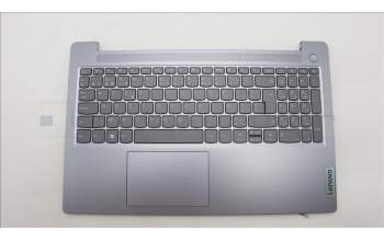 Lenovo 5CB1L45713 C-Abdeckung mit Tastatur, Belgisch, arktisgrau, Hintergrundbeleuchtung, GB