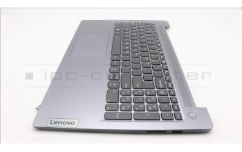 Lenovo 5CB1L45744 C-Abdeckung mit Tastatur, Englisch, Arktisgrau, Nicht_beleuchtet