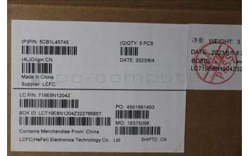 Lenovo 5CB1L45745 Tastatur inkl. Topcase ASM_UK L82X7 AG NBL