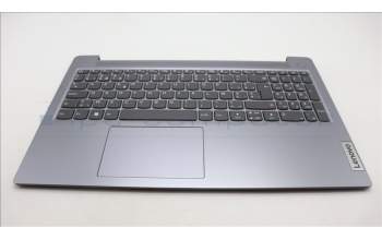 Lenovo 5CB1L45764 C-Abdeckung mit Tastatur, Belgisch, arktisgrau, Ohne Hintergrundbeleuchtung, GB