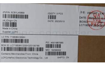 Lenovo 5CB1L45869 C-Abdeckung mit Tastatur, Ukraine, arktisgrau, Ohne_Hintergrundbeleuchtung