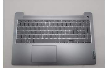 Lenovo 5CB1L45891 C-Abdeckung mit Tastatur, Skandinavien, arktisgrau, Hintergrundbeleuchtung, Fingerabdruckleser