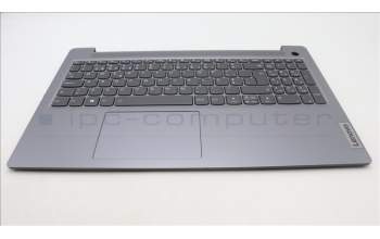 Lenovo 5CB1L45892 C-Cover with keyboard,Portuguese,Arctic Grey,Backlight,FingerPrint