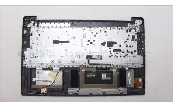 Lenovo 5CB1L45892 C-Abdeckung mit Tastatur, Portugiesisch, arktisgrau, Hintergrundbeleuchtung, Fingerabdruckleser