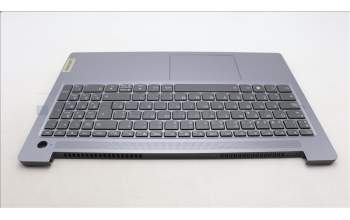 Lenovo 5CB1L45895 C-Abdeckung mit Tastatur, Spanisch, arktisgrau, Hintergrundbeleuchtung, Fingerabdruckleser