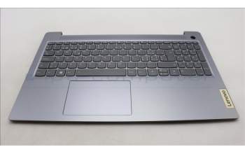 Lenovo 5CB1L45896 C-Abdeckung mit Tastatur, Schweiz, arktisgrau, Hintergrundbeleuchtung, Fingerabdruckleser