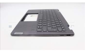 Lenovo 5CB1L47261 C-Abdeckung mit Tastatur, Italienisch, sturmgrau, Fingerabdruckleser