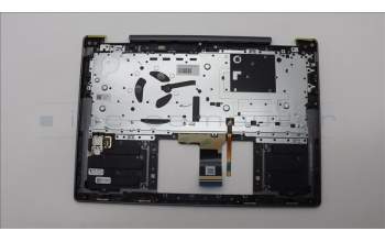 Lenovo 5CB1L47281 C-Abdeckung mit Tastatur, Bulgarisch, sturmgrau, Fingerabdruck, GB