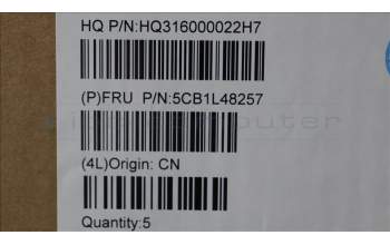 Lenovo 5CB1L48257 Tastatur inkl. Topcase deutsch H 82YM NFP STGY