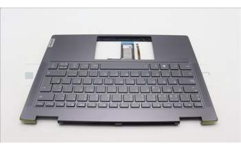 Lenovo 5CB1L48263 C-Abdeckung mit Tastatur, Spanisch, sturmgrau, Ohne_Fingerabdruckscanner