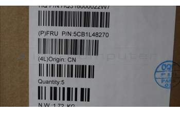 Lenovo 5CB1L48270 Tastatur inkl. Topcase ASM_ENG H 82YM NFP STGY