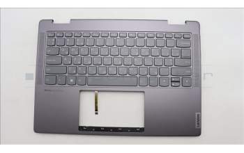 Lenovo 5CB1L48315 C-Cover with keyboard, Ukraine, Storm Grey, Non-Fingerprint, US