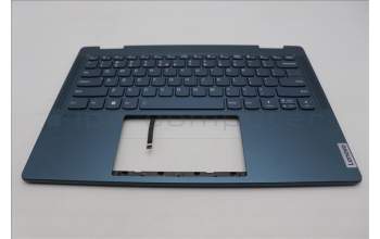 Lenovo 5CB1L48338 C-Abdeckung mit Tastatur, Englisch (US, Euro), Aquamarinblau, Ohne_Fingerabdruckscanner