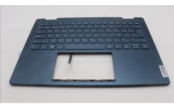 Lenovo 5CB1L48343 C-Cover with keyboard, Belgian, Tidal Teal, Non-Fingerprint, UK