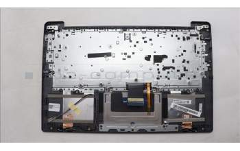 Lenovo 5CB1L49211 C-Abdeckung mit Tastatur, Belgisch, arktisgrau, Hintergrundbeleuchtung, Fingerabdruck, GB