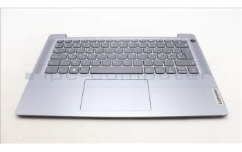 Lenovo 5CB1L49211 C-Abdeckung mit Tastatur, Belgisch, arktisgrau, Hintergrundbeleuchtung, Fingerabdruck, GB