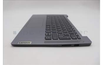 Lenovo 5CB1L49409 C-Abdeckung mit Tastatur, Deutsch, arktisgrau, Hintergrundbeleuchtung, Ohne_Fingerabdruckscanner