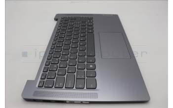Lenovo 5CB1L49424 C-Abdeckung mit Tastatur, Schweiz, arktisgrau, Hintergrundbeleuchtung, Ohne_Fingerabdruckscanner