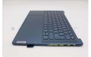Lenovo 5CB1L49751 C-Abdeckung mit Tastatur, Französisch, Aquamarinblau