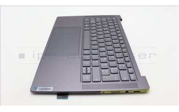 Lenovo 5CB1L50252 C-Abdeckung mit Tastatur, Französisch, Sturmgrau